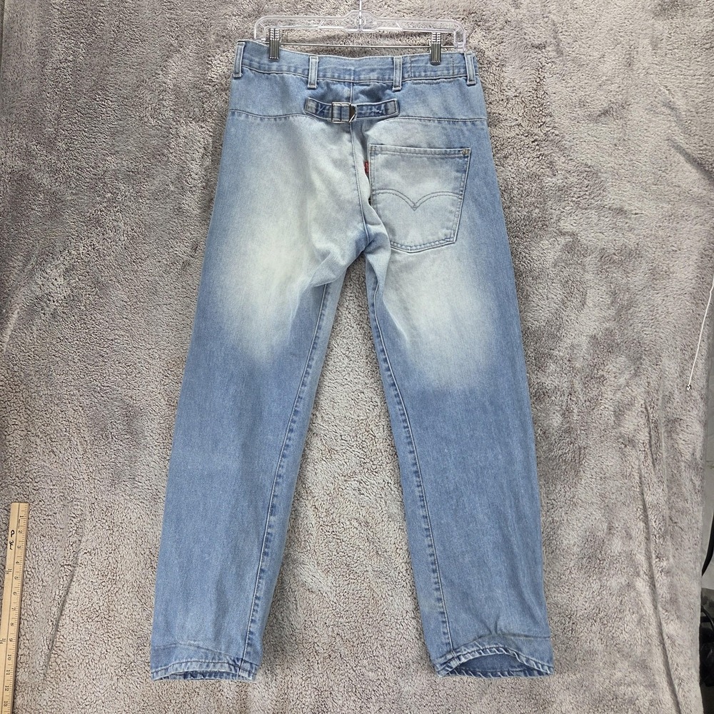 VTG Levis Engineered Jeans Mens Blue Twisted One Pocket Buckle Back Fits 30x30